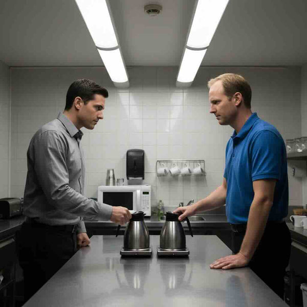 2 colleagues, actively hating office politics