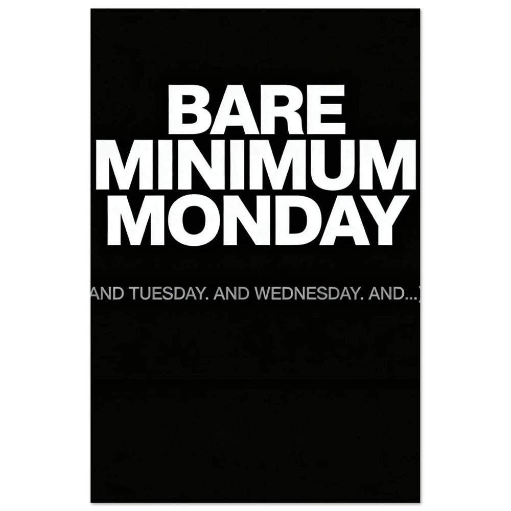 Bare Minimum Monday - Foam Print (Easy Assembly)