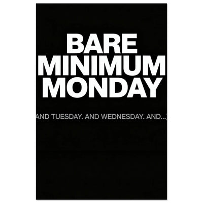 Bare Minimum Monday - Foam Print (Easy Assembly)